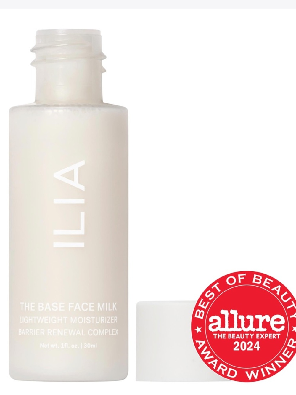ILIA The Base Face Milk Lightweight Moisturizer mini 1 oz